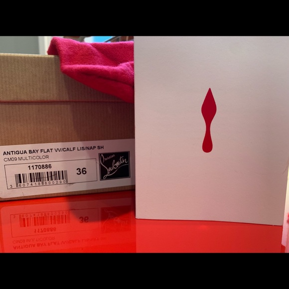 Christian Louboutin Antigua Bay Flat Multicolor - Picture 2 of 6